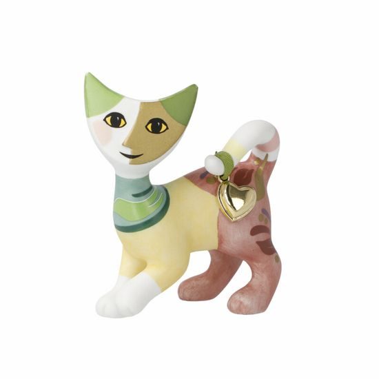 Figurka Kočka Fiore, 6 / 3 / 7,5 cm, porcelán, R. Wachtmeister, Kočky Goebel