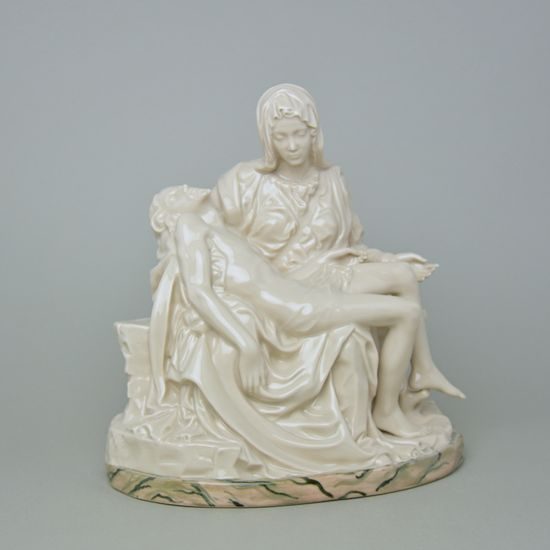Pieta, 16,8 x 24,9 x 27,4 cm, Luxor, Porcelánové figurky Duchcov