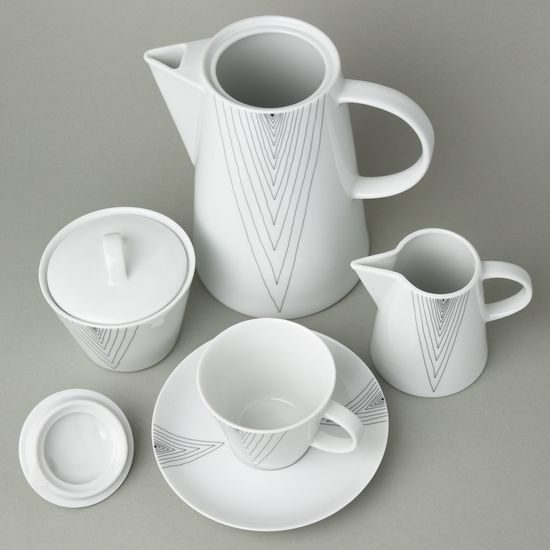 Kávová souprava pro 6 osob, Thun 1794, karlovarský porcelán, TOM 29951