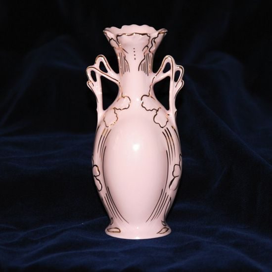 Vázička secese 12,6 cm, 305, Růžový porcelán z Chodova