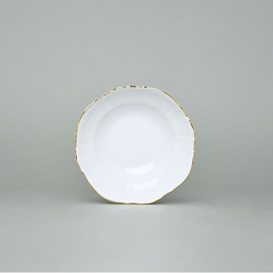 Miska 13 cm, Thun 1794, karlovarský porcelán, BERNADOTTE zlatá linka