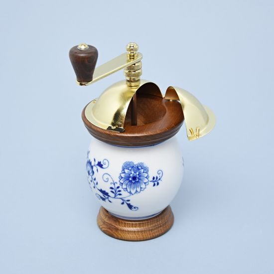 Kávomlýnek stolní 20,5 cm Baňák, Cibulák, originální z Dubí