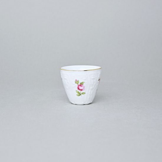 Likérka 0,03 l, Thun 1794, karlovarský porcelán, BERNADOTTE míšeňská růže