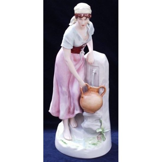 Nosička vody 25 x 25 x 60 cm, Saxe, Porcelánové figurky Duchcov