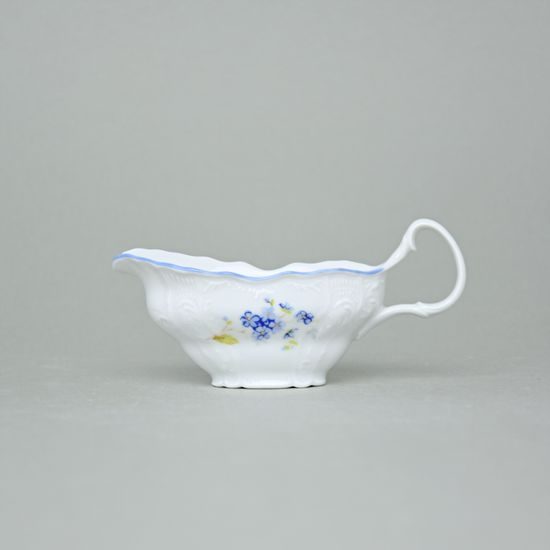 Omáčník/omáčníček 50 ml, Thun 1794, karlovarský porcelán, BERNADOTTE pomněnka