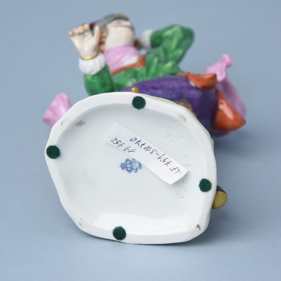 Šašek s čepicí 11,0 cm x 8,5 cm x 19,0 cm, Oppel Gustav, Porcelánové figurky Unterweissbacher