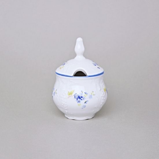 Hořčičník (malá cukřenka) 150 ml, Thun 1794, karlovarský porcelán, BERNADOTTE pomněnka