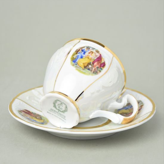 Tři Grácie: Šálek a podšálek kávový 150 ml / 14 cm, Thun 1794, karlovarský porcelán, BERNADOTTE