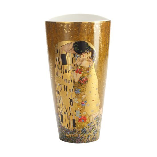 Váza Polibek, 15 / 11 / 28 cm, porcelán, G. Klimt, Goebel