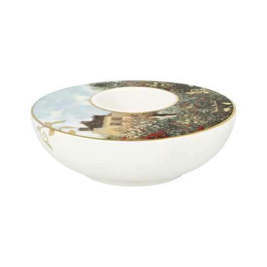 Svícen Monetův dům, 12 / 12 / 4 cm, porcelán, C. Monet, Goebel