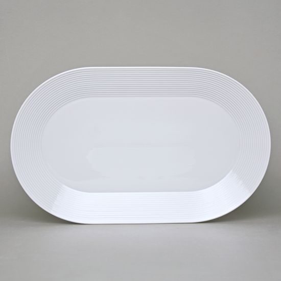 Mísa oválná 38 cm, Lea bílá, Thun karlovarský porcelán