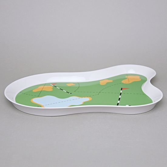 Podnos 41 x 29 cm - Golfové hřiště, Thun Studio, Luxusní porcelán