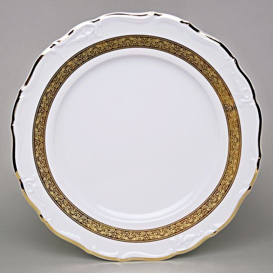 Mísa mělká kulatá 30 cm (klubový talíř), Marie Louise 88003, Thun 1794, karlovarský porcelán