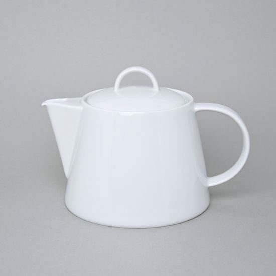 Víčko ke konvi čajové 1,2 l, Thun 1794, karlovarský porcelán, TOM bílý, nedekorovaný
