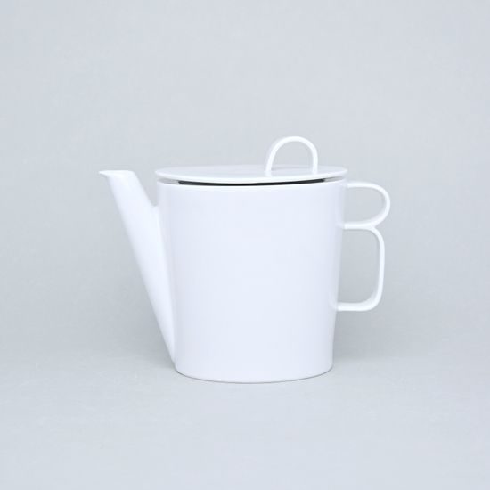 Bohemia White, Konev čajová 0,8 l,design Pelcl, Český porcelán a.s.