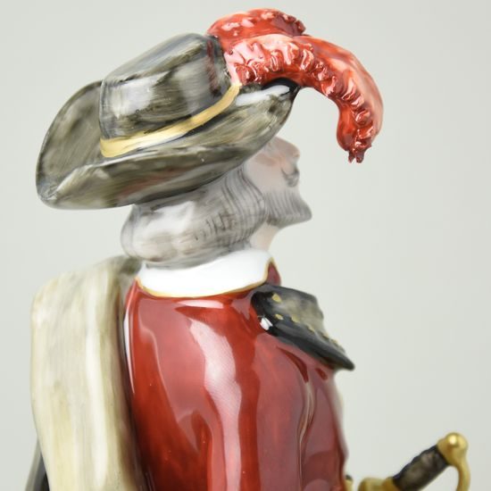Tři mušketýři - Athos 20 cm, Porcelánové figurky Unterweissbacher