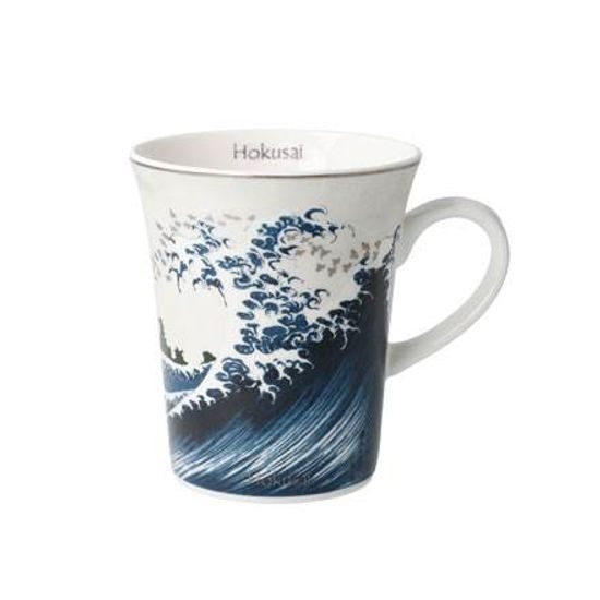 Hrnek Velká vlna II, 400 ml, jemný kostní porcelán, K. Hokusai, Goebel