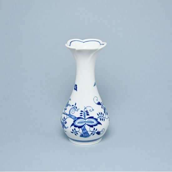 Váza kytka 16,5 cm, Cibulák, originální z Dubí, 2.j.