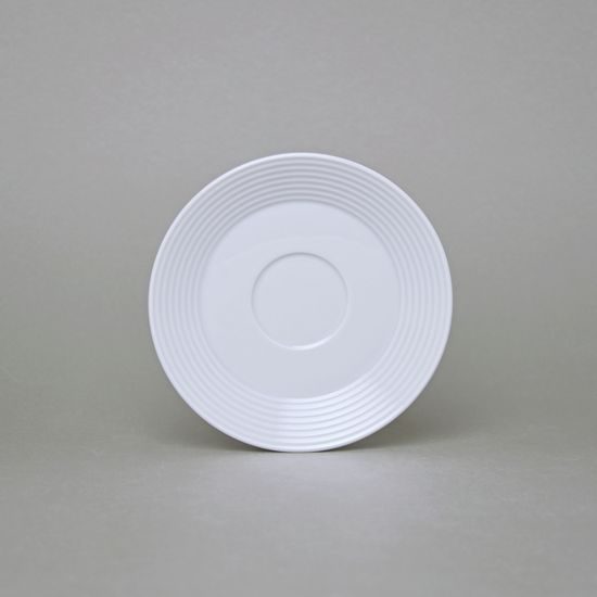 Podšálek 135 mm, Lea bílá, Thun karlovarský porcelán