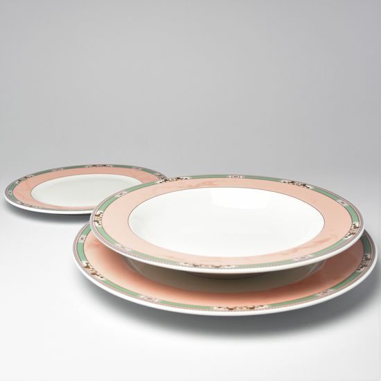 Cairo 29510: Talířová souprava pro 6 osob, Thun 1794, karlovarský porcelán