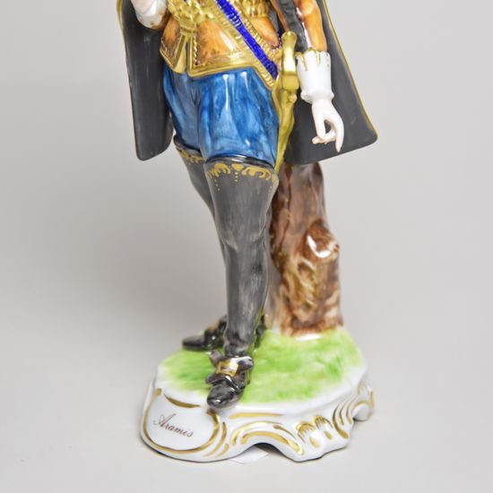 Tři mušketýři - Aramis 20 cm, Porcelánové figurky Unterweissbacher