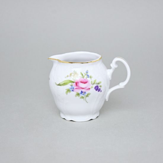 Mlékovka 250 ml, Thun 1794, karlovarský porcelán, BERNADOTTE míšeňská růže