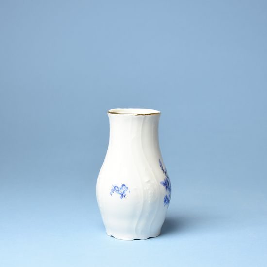 Váza 11,5 cm, Thun 1794, karlovarský porcelán, BERNADOTTE modrá růže