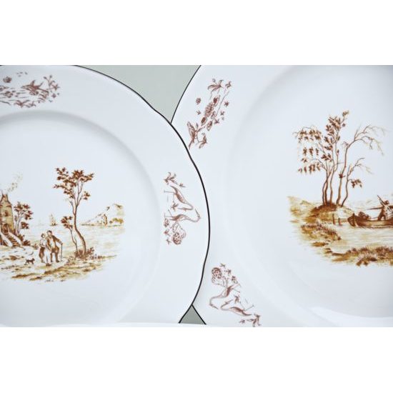 Rose 81048: Talířová sada pro 6 osob, Thun 1794, karlovarský porcelán