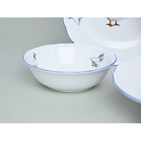 Jídelní souprava pro 6 osob 30-dílná, Český porcelán a.s., husy