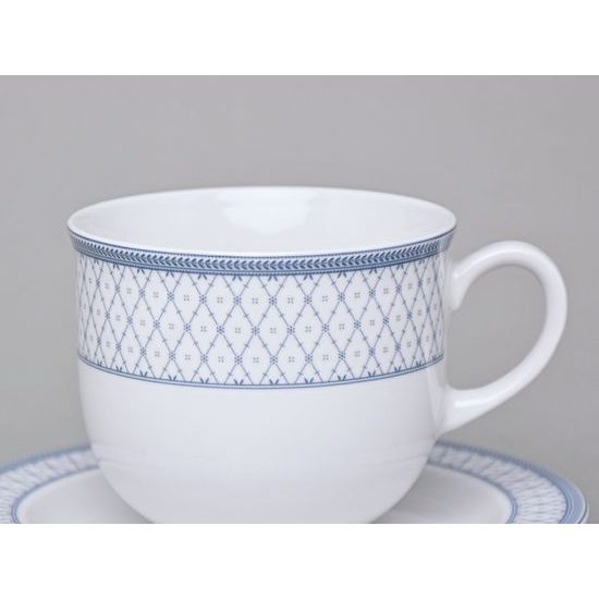 Šálek vysoký čajový / kávový 230 ml a podšálek 15,5 cm, Thun 1794, karlovarský porcelán, OPÁL 80144