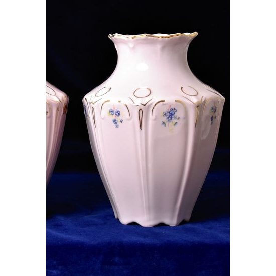 Váza baňatá 19,5 cm, Lenka 247p, Růžový porcelán z Chodova