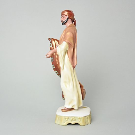 Maur 33,5 cm, Bronz, Porcelánové figurky Duchcov