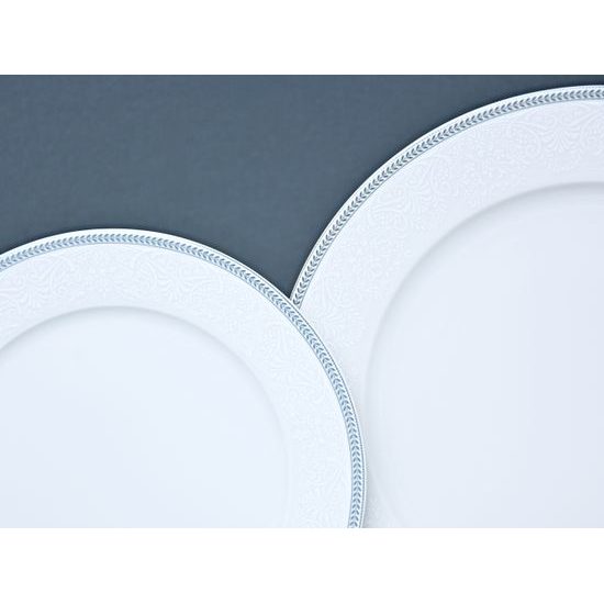 Talířová sada pro 6 osob velká 27, 22 , 21, Thun 1794, karlovarský porcelán, OPÁL 80446