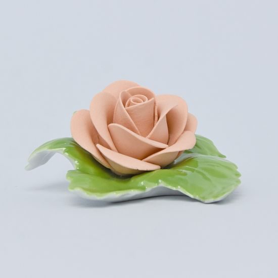 Růžička na stůl - lososová 7 x 7,5 x 3,5 cm, Porcelánové figurky Unterweissbacher