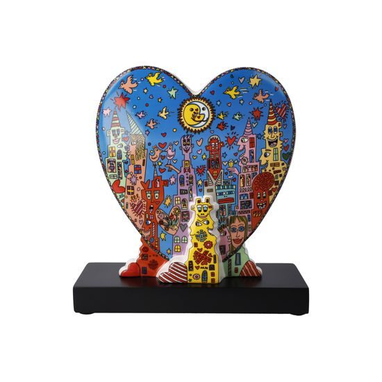 Figurka Heart Times in the City, 20,5 / 9 / 23 cm, porcelán, J. Rizzi, Goebel