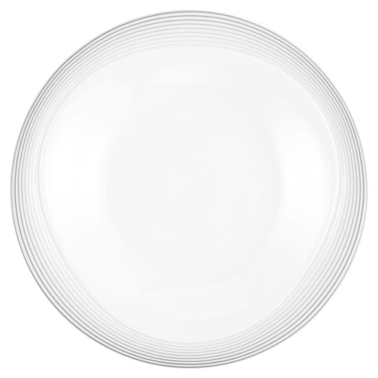 Talíř mělký 28 cm, Trio 23328 Nero, Porcelán Seltmann