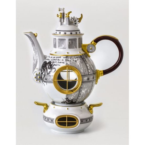 Čajová souprava pro 6 osob Jules Verne, Thun Studio, Luxusní porcelán