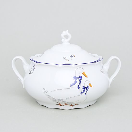 Constance husy, Mísa polévková 2,3 l, Thun 1794, karlovarský porcelán
