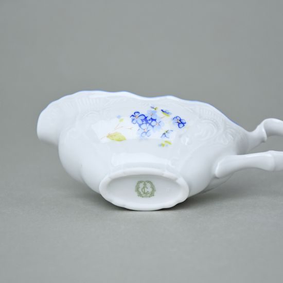 Omáčník/omáčníček 50 ml, Thun 1794, karlovarský porcelán, BERNADOTTE pomněnka