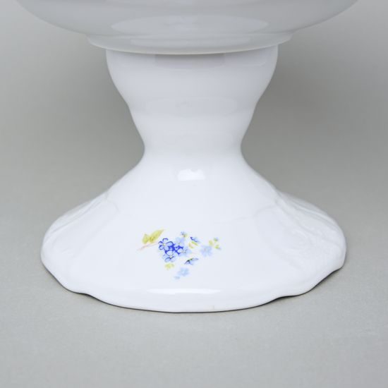 Mísa 25 cm na noze, Thun 1794, karlovarský porcelán, BERNADOTTE pomněnka