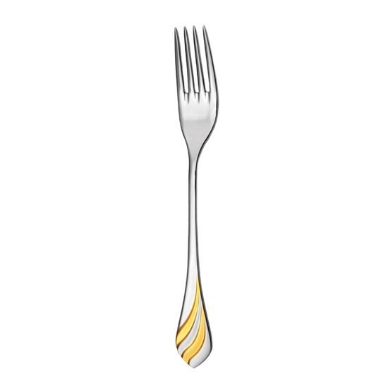 MELODIE pozlacená: Vidlička jídelní, 195 mm, Příbory Toner