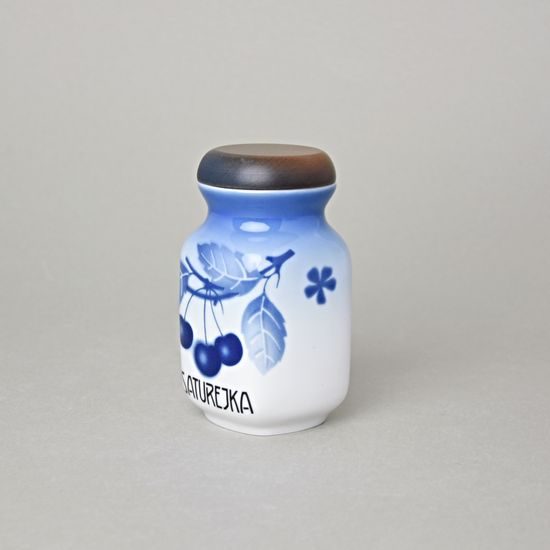 Kořenka 0,2 l, Thun 1794, karlovarský porcelán, BLUE CHERRY
