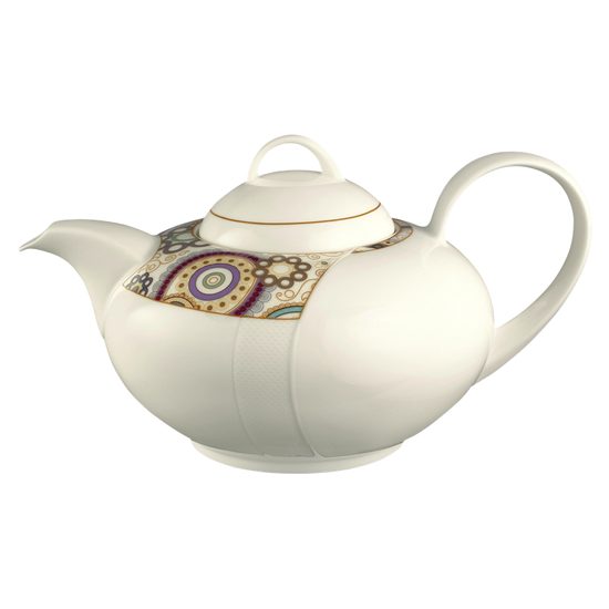 Konvice čajová 1,3 l, Achat 4045 Myst, Královský porcelán Tettau