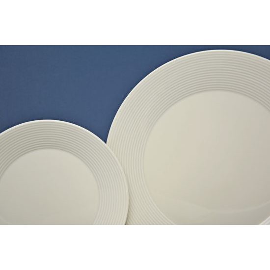 Talířová sada pro 6 osob, Lea ivory, Thun karlovarský porcelán