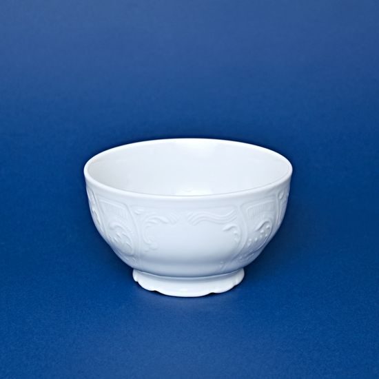 Miska 13 cm na rýži, Thun 1794, karlovarský porcelán, BERNADOTTE bílá