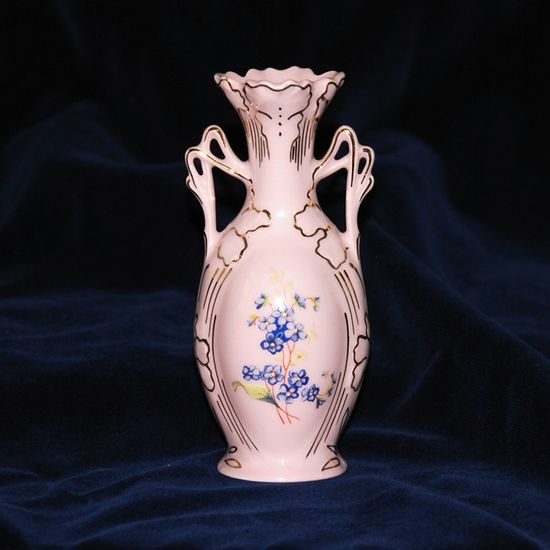 Vázička secese 12,6 cm, 305, Růžový porcelán z Chodova