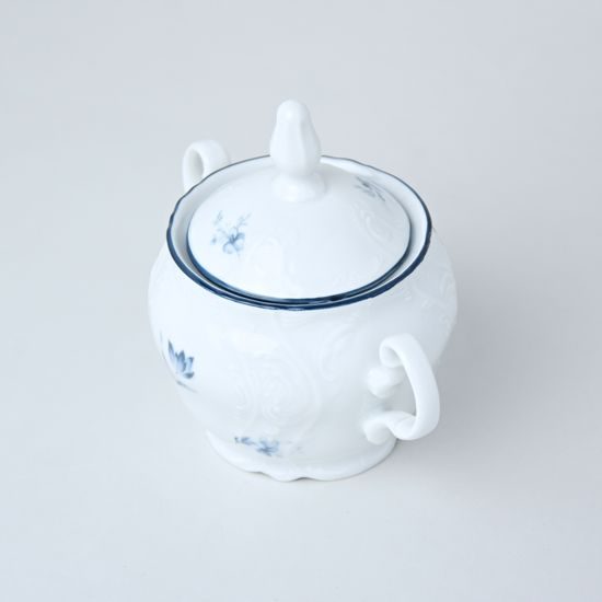 Cukřenka 0,3 l, Thun 1794, karlovarský porcelán, BERNADOTTE kytička