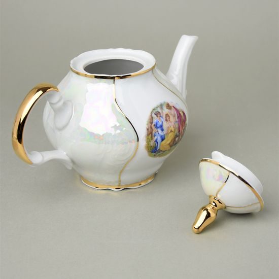 Tři Grácie: Čajová konev 1,2 l, Thun 1794, karlovarský porcelán, BERNADOTTE