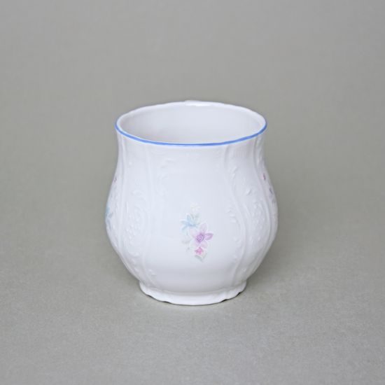 Hrnek Jonáš 310 ml, Thun 1794, karlovarský porcelán, BERNADOTTE modro-růžové kytičky