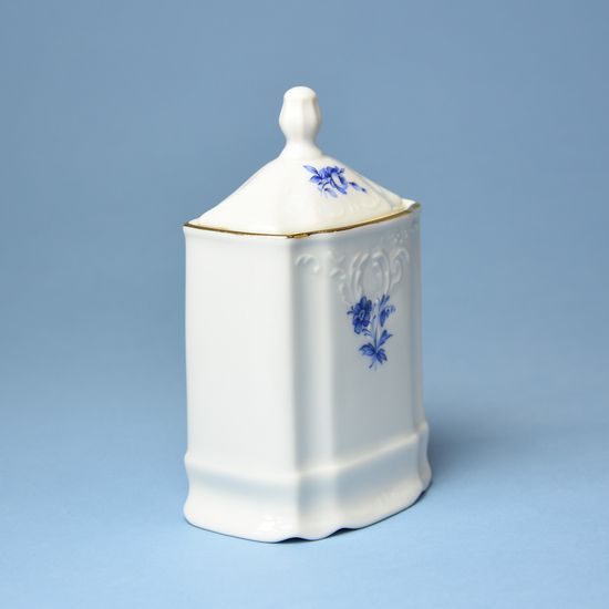Kořenka 150 ml, Thun 1794, karlovarský porcelán, BERNADOTTE modrá růže